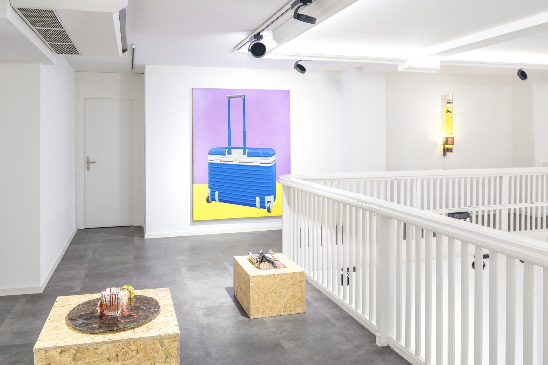 Installation view, Down the hills, Blue Velvet Projects, 2021