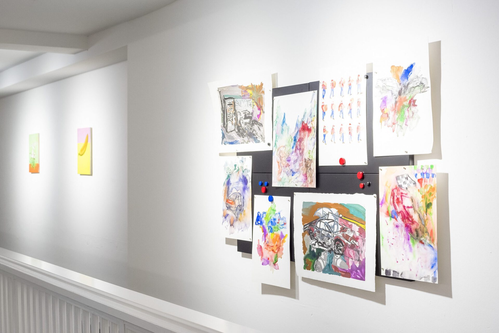 Installation view, Down the hills, Blue Velvet Projects, 2021