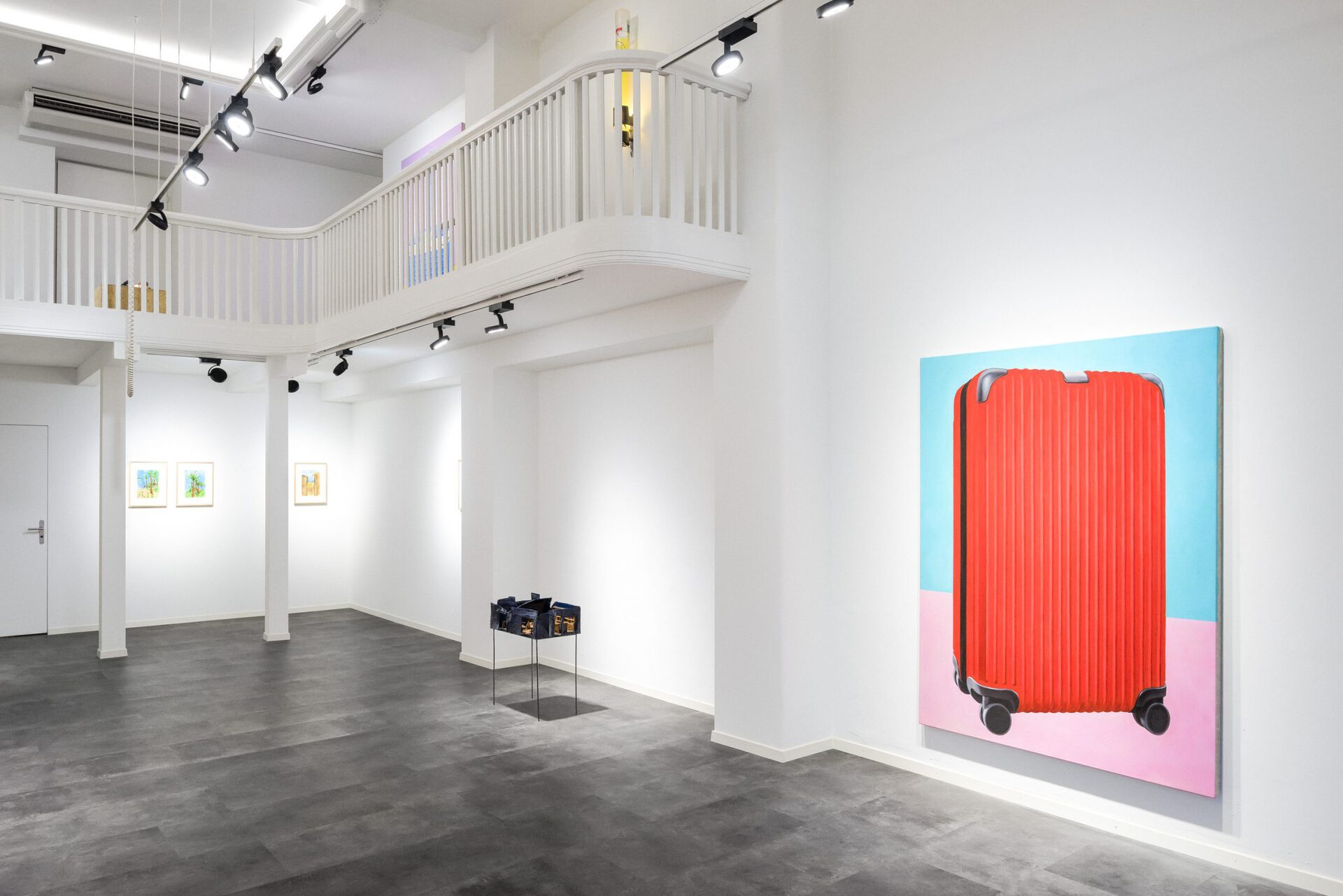 Installation view, Down the hills, Blue Velvet Projects, 2021