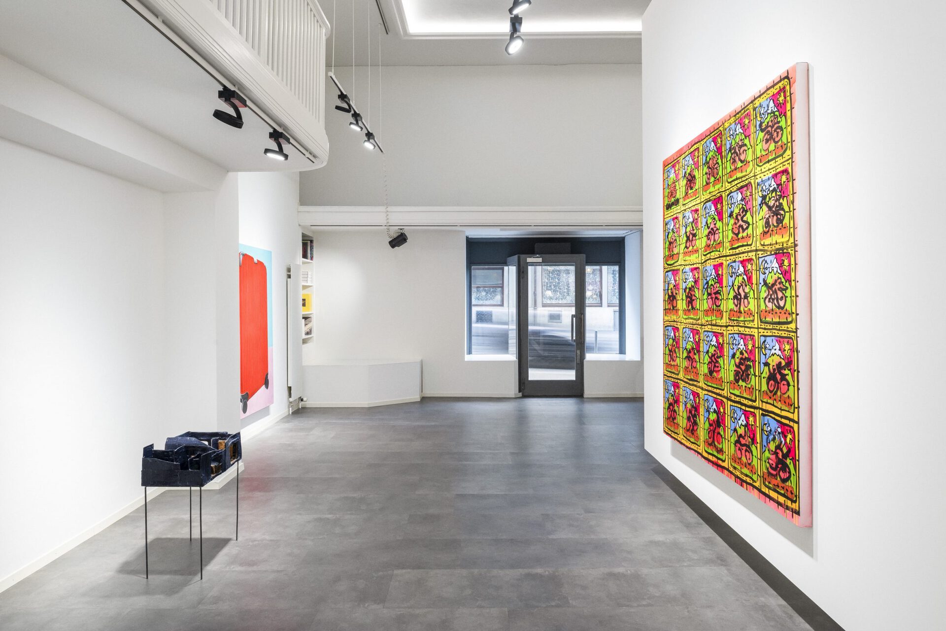 Installation view, Down the hills, Blue Velvet Projects, 2021