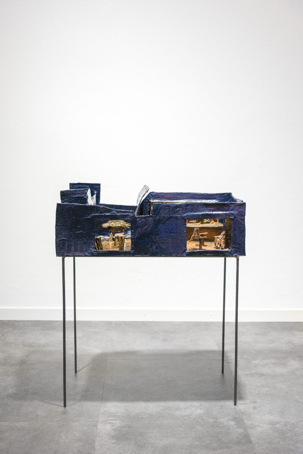Stefania Carlotti, Untitled, 2020, Mixed media, 23 × 55 × 35 cm