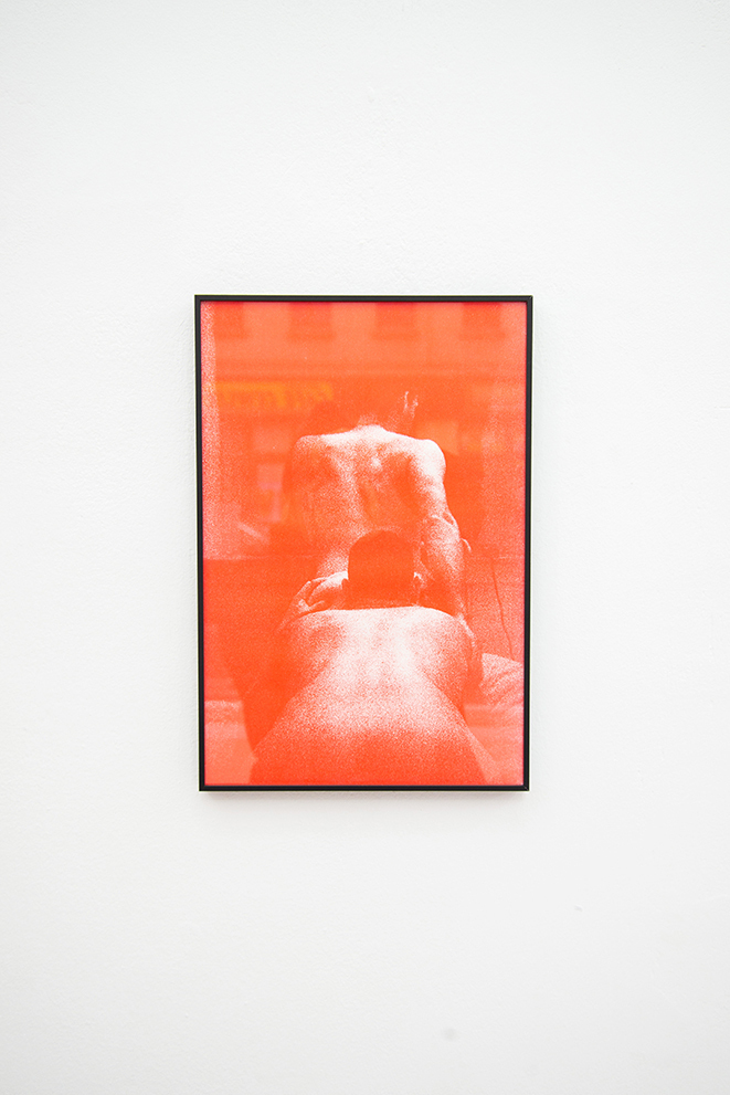 Nicolás Astorga, I WISH YOU WOULD KISS ME LIKE YOU EAT MY ASS, 2021, risography print, 40 x 28 cm.