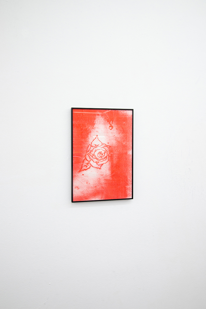 Nicolás Astorga, FIRE MARK, 2021, risography print, 40 x 28 cm.