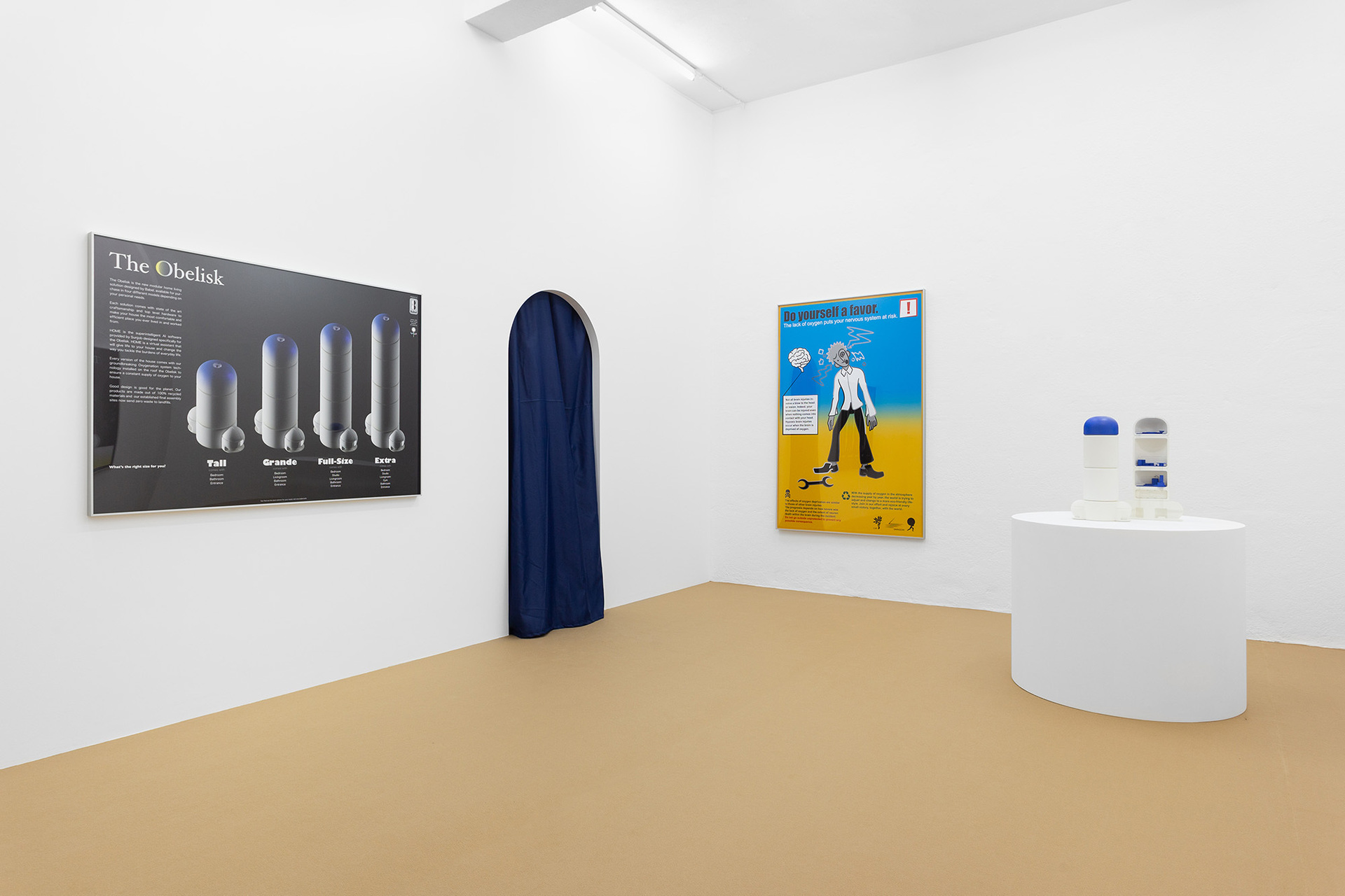Giulio Scalisi, A house for a gentleman, 2021. Exhibition view. Kunsthalle Lissabon, Lisbon. Photo: Bruno Lopes.