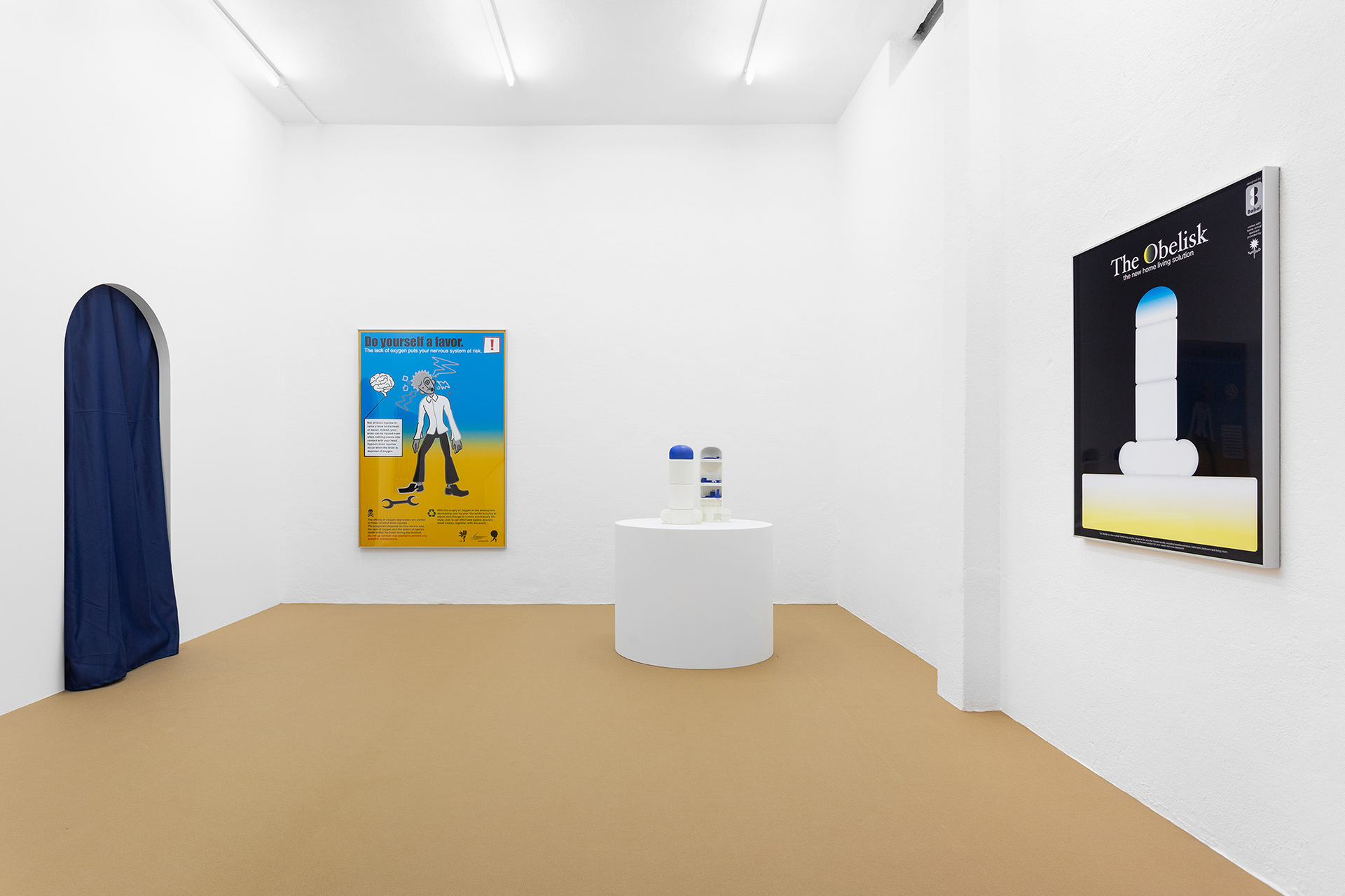 Giulio Scalisi, A house for a gentleman, 2021. Exhibition view. Kunsthalle Lissabon, Lisbon. Photo: Bruno Lopes.