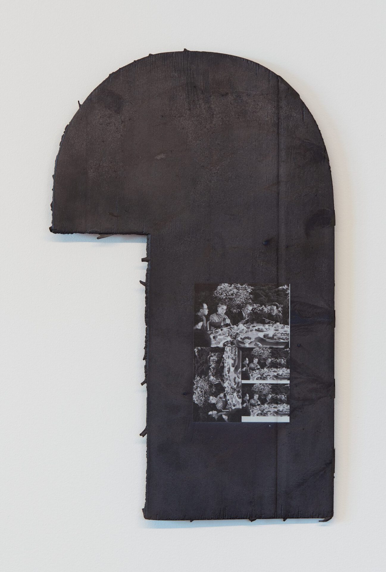 Martyn Reynolds, Black Hammer Nixon Banquet Testsheet, 2020, anodized cast aluminum, uv print, 48 x 30 cm