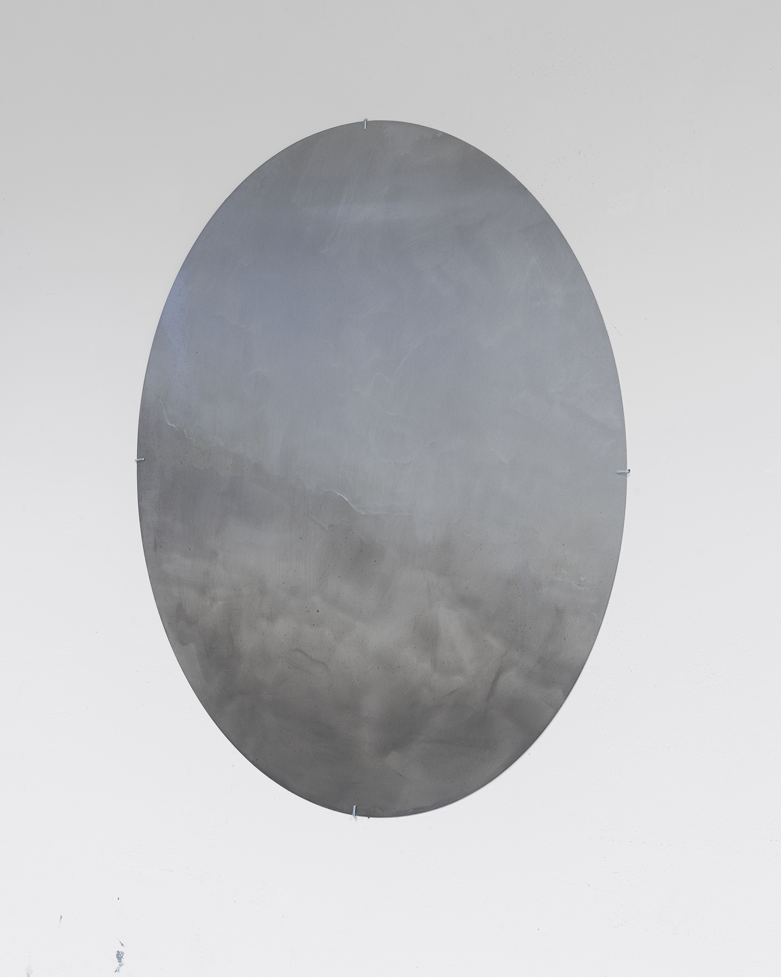 Jennifer Bannert, untitled (metallic), 2021, oil on aluminium, 90x60 cm