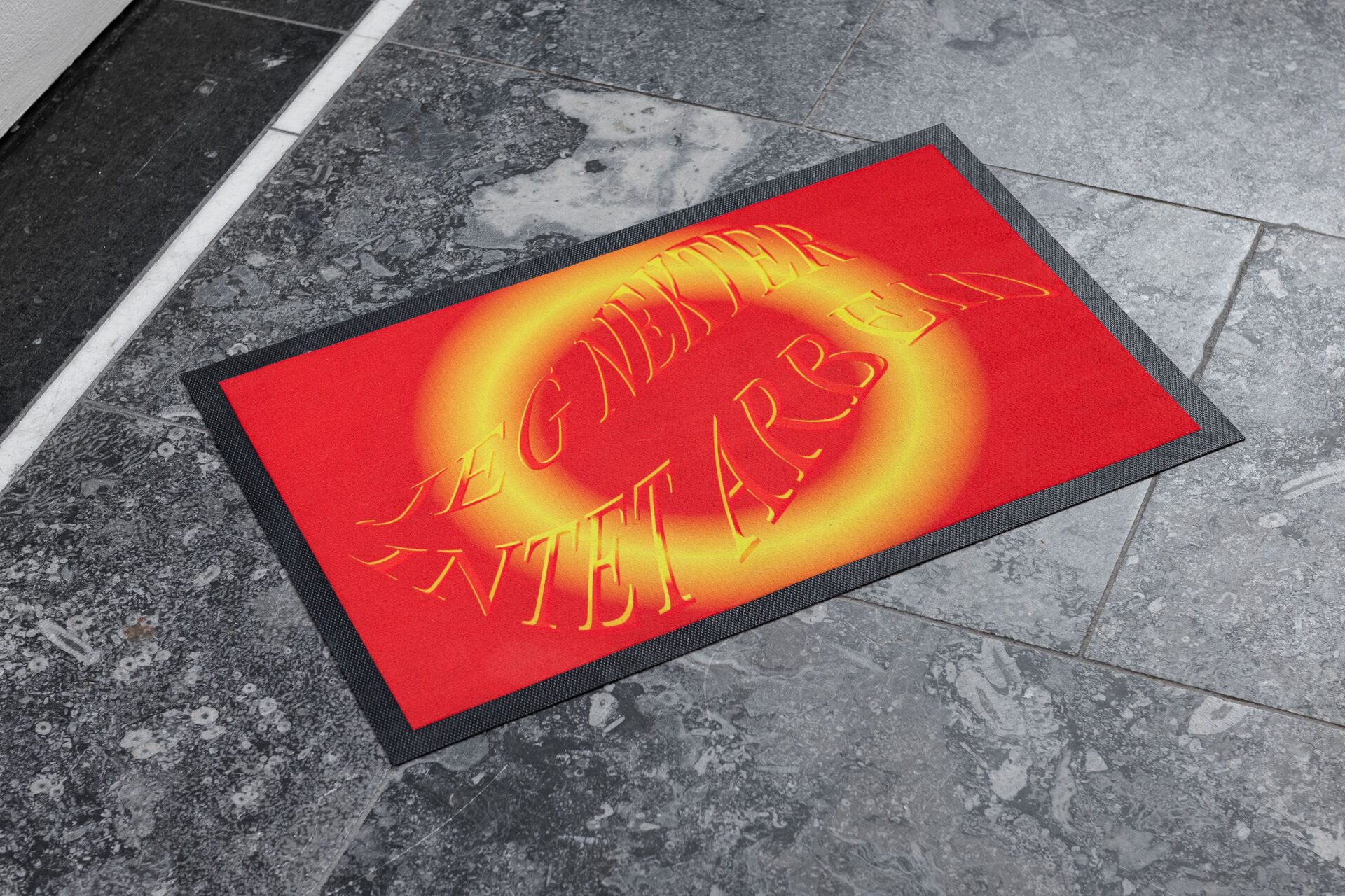 Anton Benois, doormat, 2021print on rubber, 85cm x 25cm