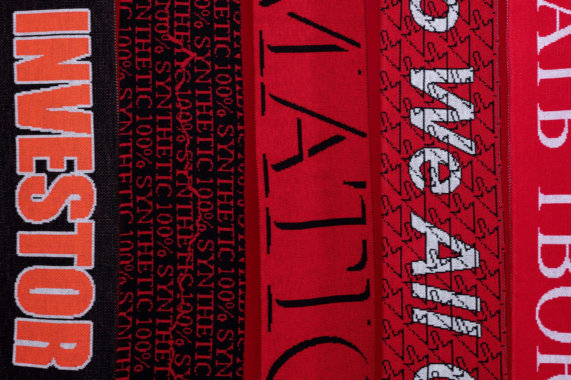 Anton Benois, scarves, 2021, detail view