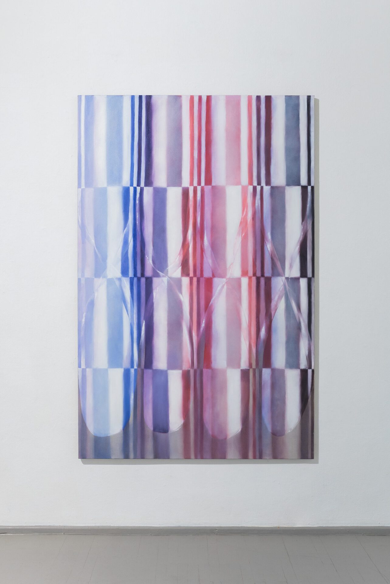 Vika Prokopaviciute, Quattro Twist, 2021, oil on linen