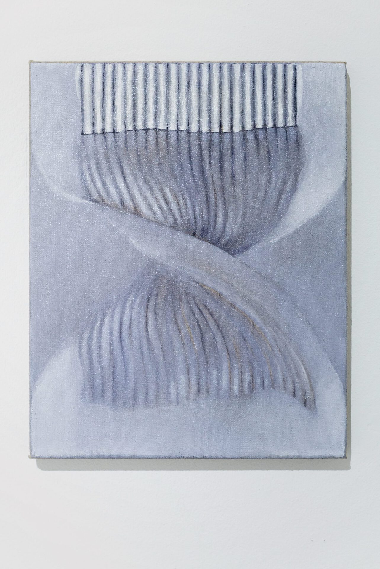 Vika Prokopaviciute, FN Brush Twist, 2021, oil on linen