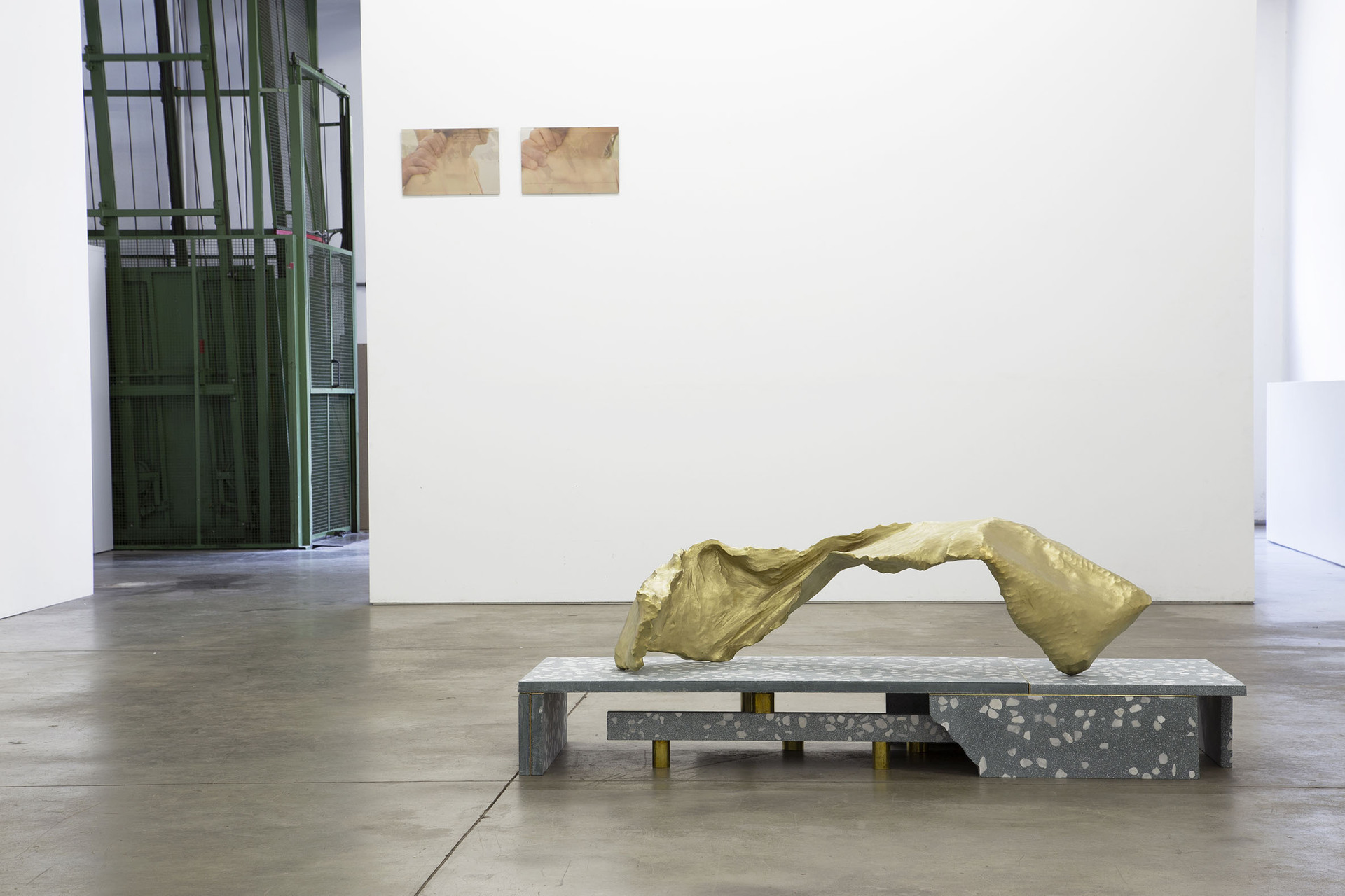 Sophie Hirsch, Regroup, Retrace, Unfollow, 2021. Exhibition view at Galleria Doris Ghetta. Ph. Luca Meneghel