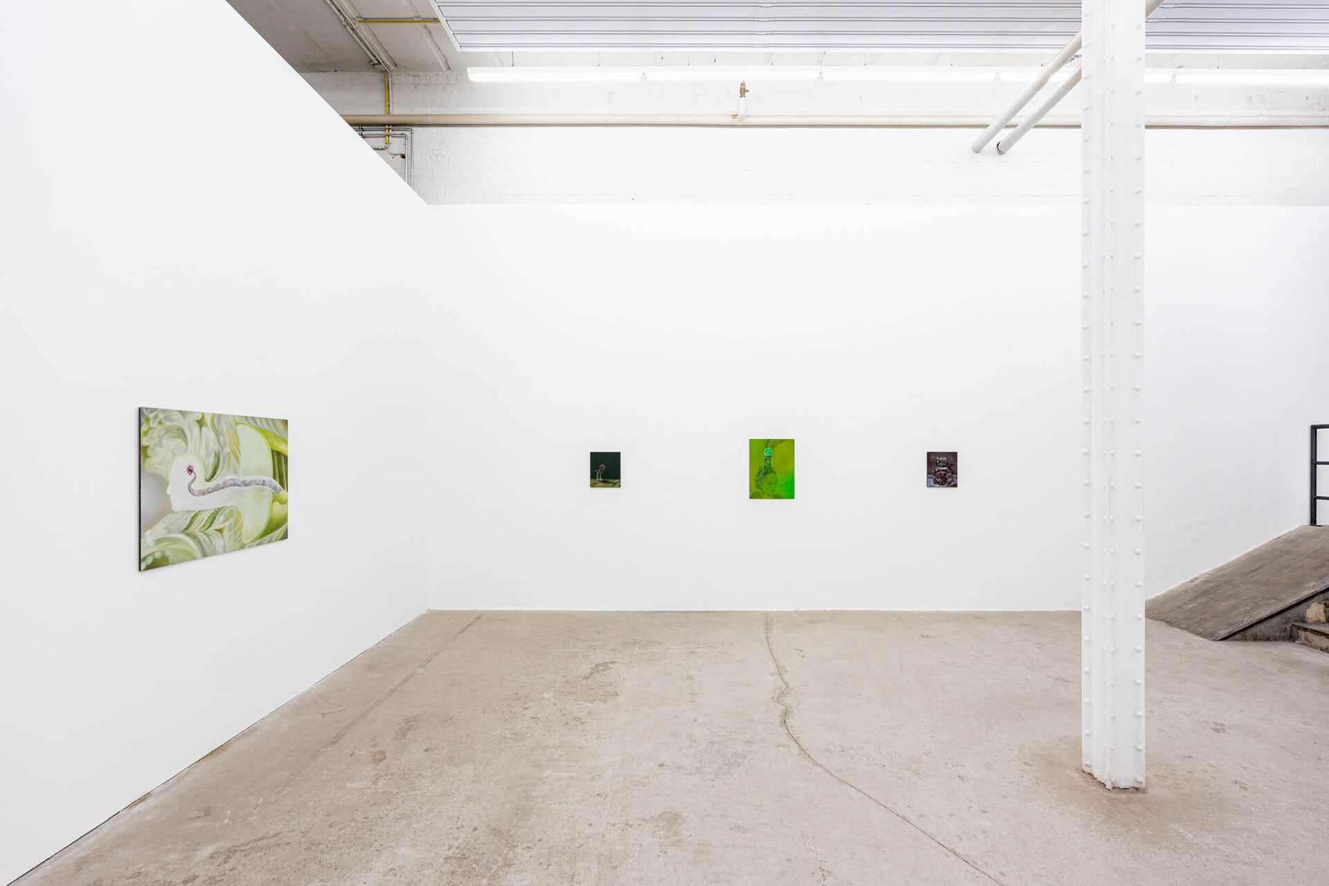 Installation view: Sarah Księska, ‘Kuriosum’, Galerie Tobias Naehring, 2021