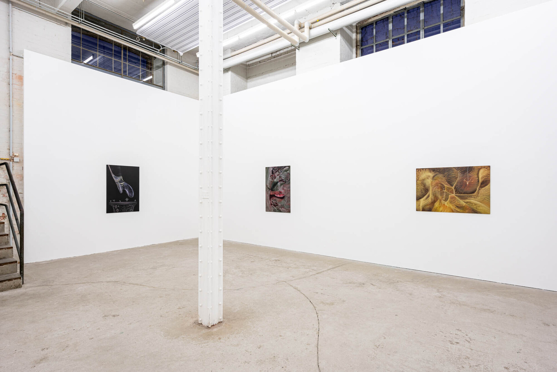 Installation view: Sarah Księska, ‘Kuriosum’, Galerie Tobias Naehring, 2021
