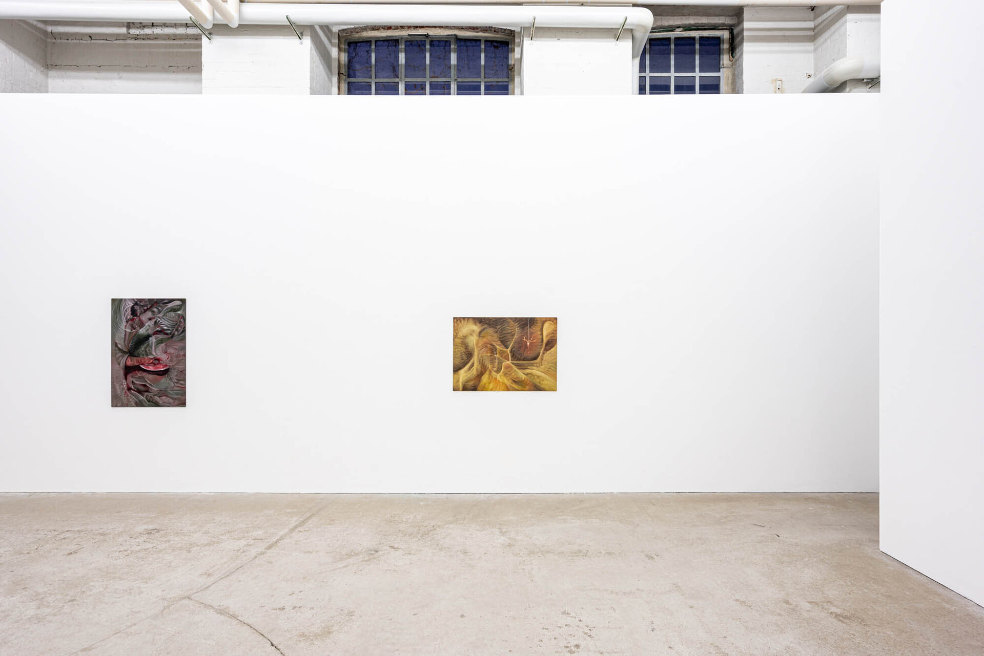 Installation view: Sarah Księska, ‘Kuriosum’, Galerie Tobias Naehring, 2021