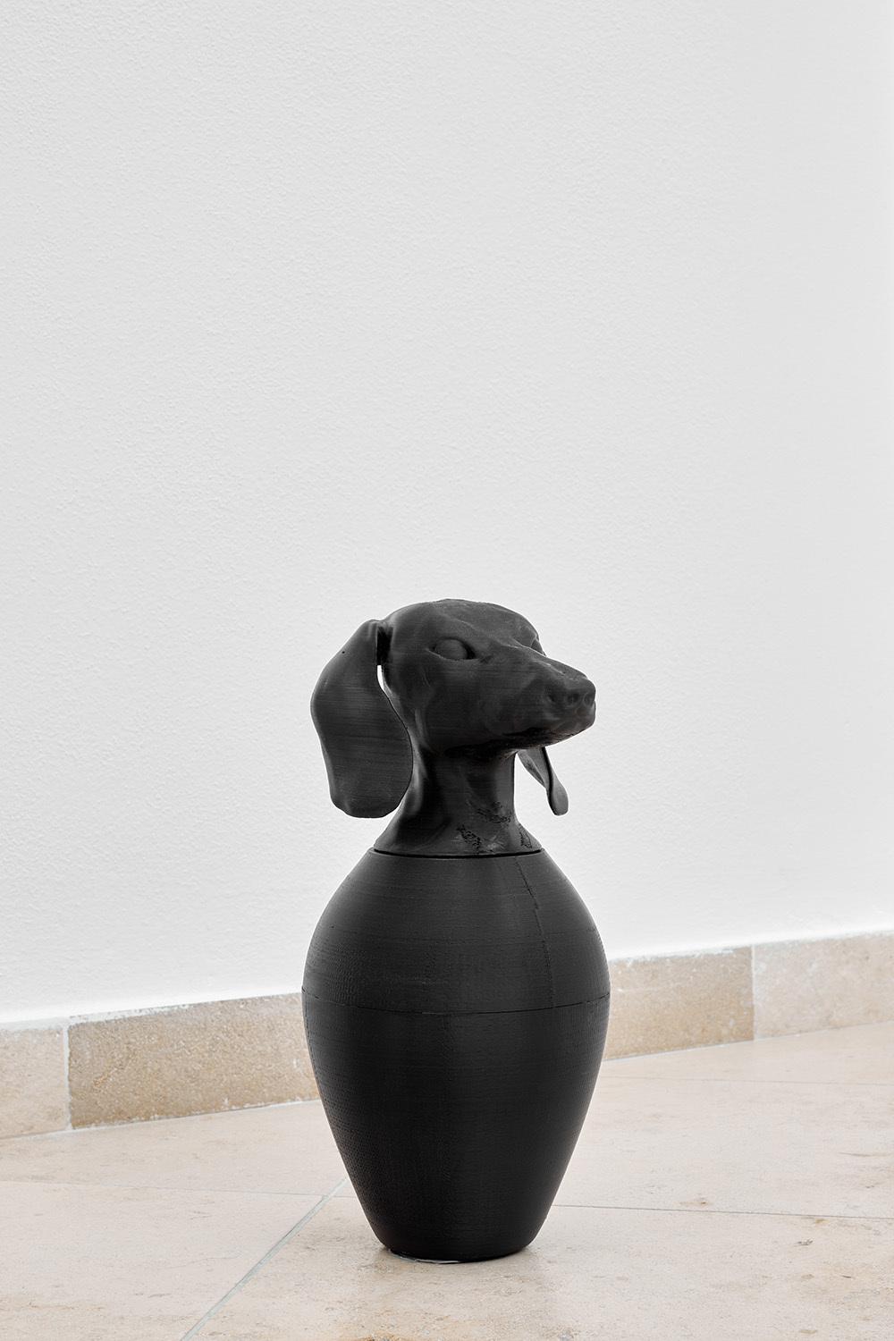 patron (dog), Acrylonitrile-Styrene-Acrylate (ASA), 41 x 18 x 18 cm, 2021