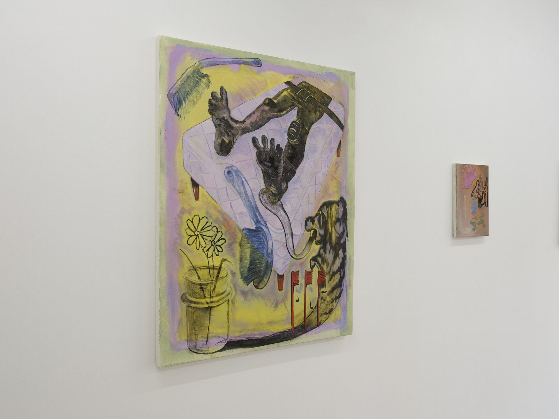 KAITO Itsuki, Installation view of No excuses for showing up, 19. 11. 2021 - 20.12. 2021