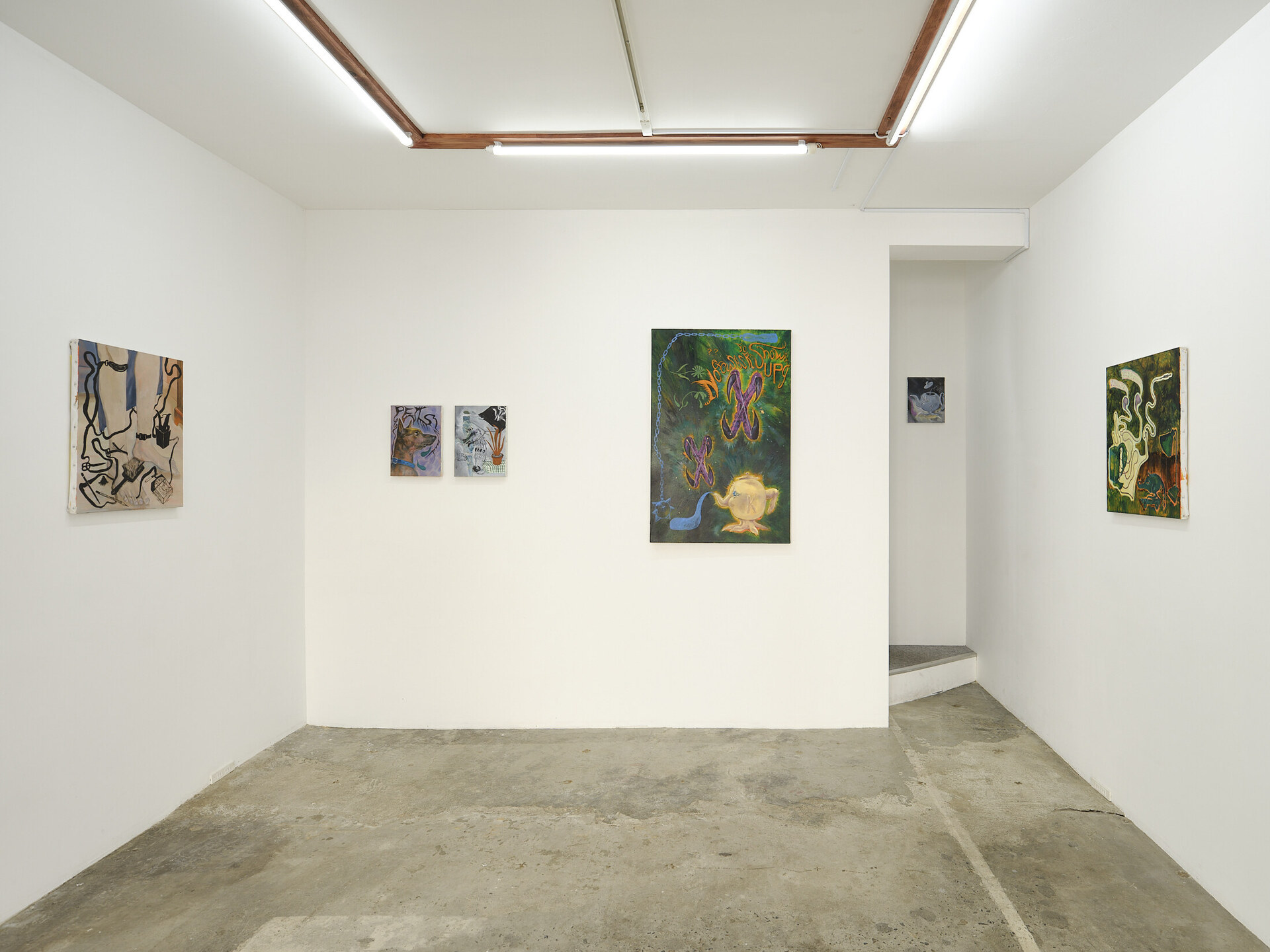 KAITO Itsuki, Installation view of No excuses for showing up, 19. 11. 2021-20.12. 2021