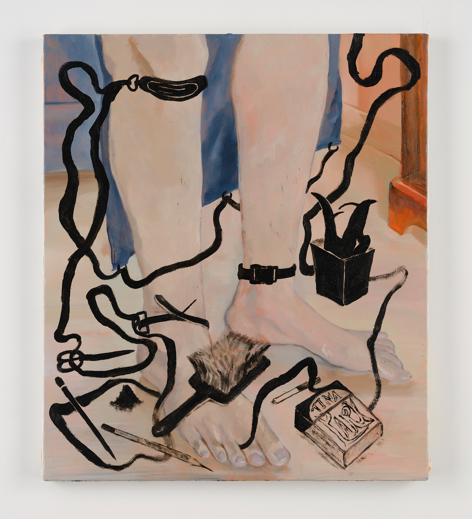 KAITO Itsuki,"Tight intelligence (Tina Park)" 2021 Oil on canvas, 53 × 45.5 cm
