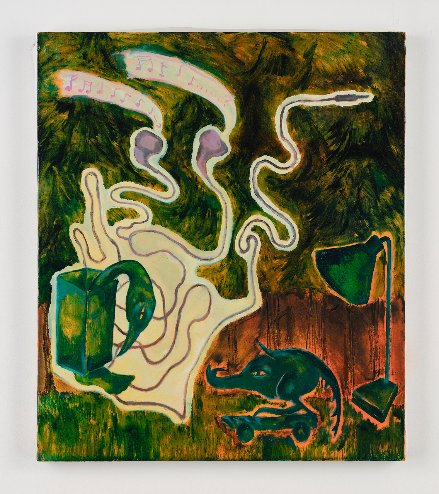 KAITO Itsuki,"Dissolving" 2021 Oil on canvas, 53 × 45.5 cm