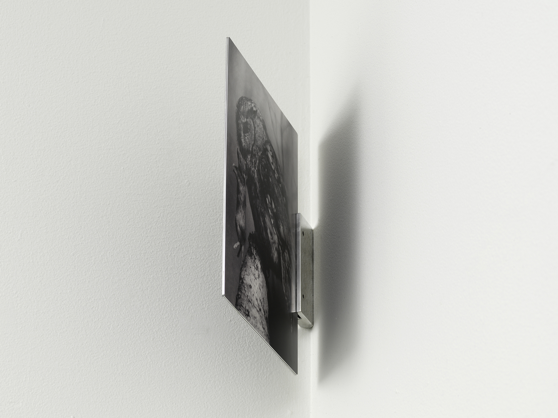 Christine Rebhuhn, You, Full of Sources and Night, 2021, Mirrored photographs on aluminum, aluminum hardware, 10 x 6 x 6 inches