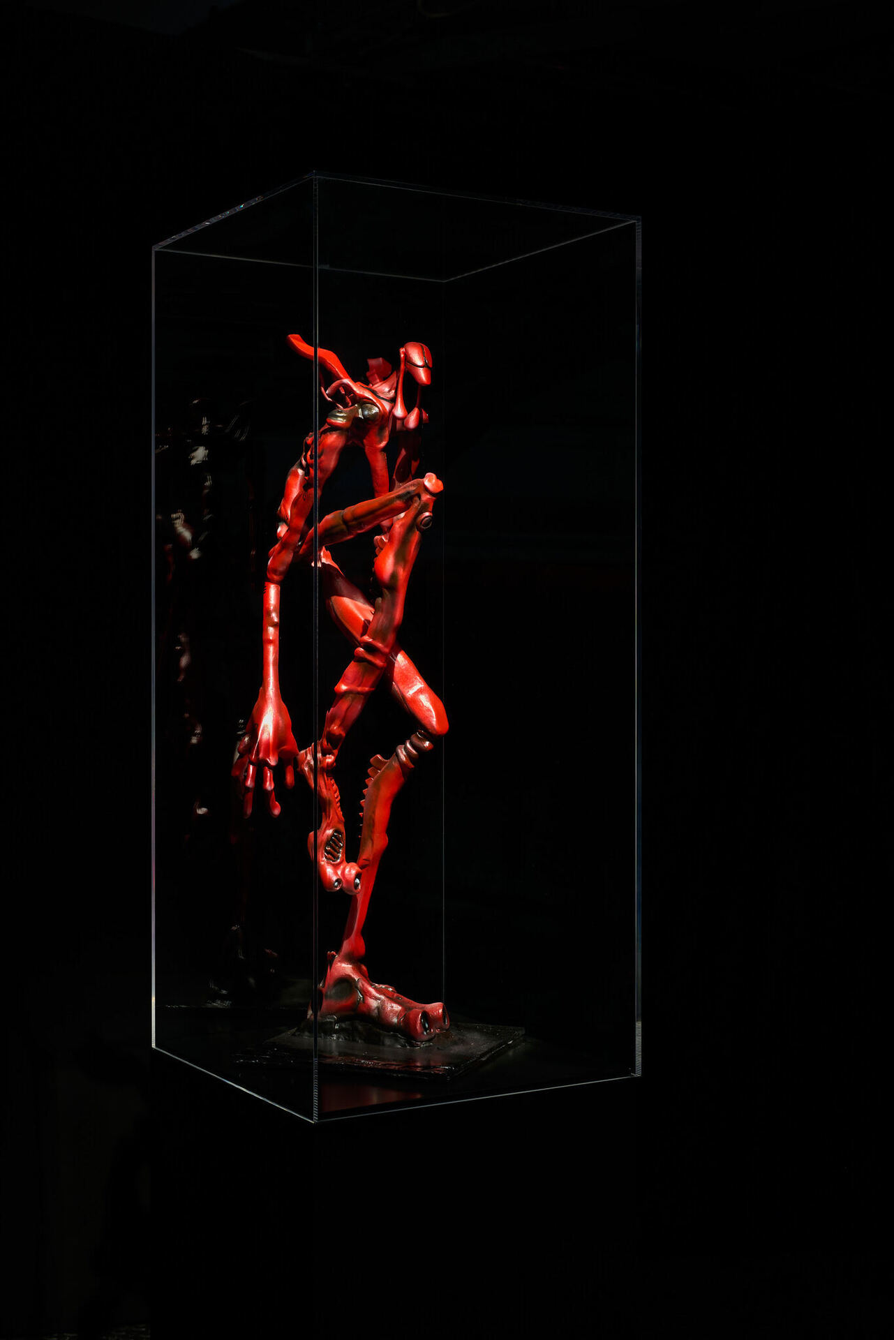 Tea Strazicic - Melkior, 2021 Mammoth resin, Acrylic paint 80 x 28 x 26 cm, display/ 183.5 x 42 x 40 cm