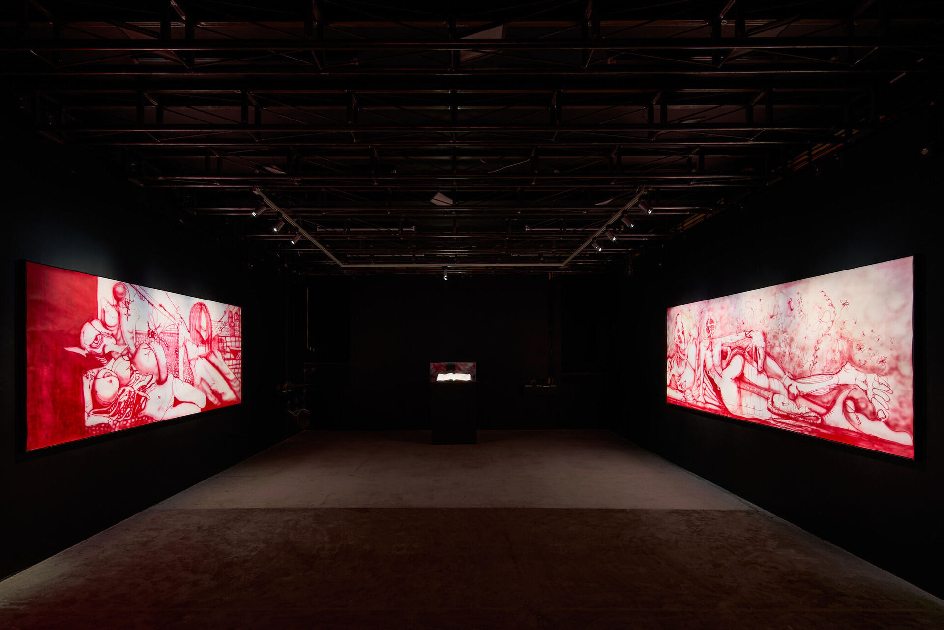 Tea Strazicic - Vermillion, 2021 - Trauma Bar und Kino - installation view