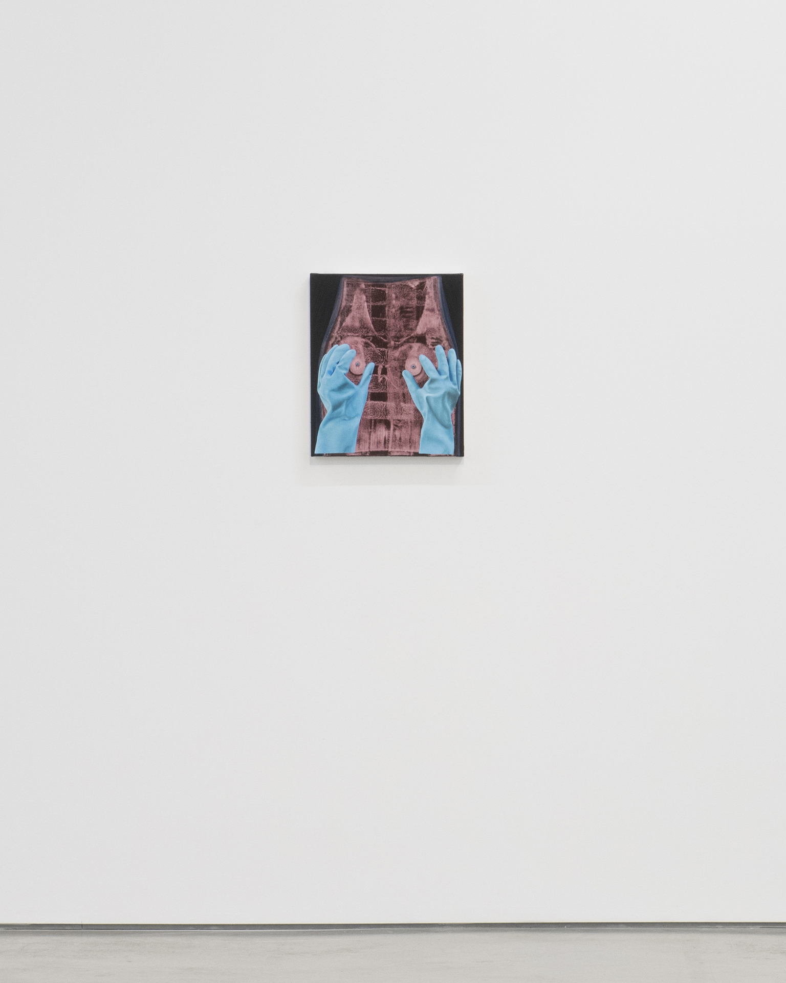 Veronika Pausova, Shelley Vision (Pupils), 2021, Oil on canvas. Reversible Lining, Bradley Ertaskiran.