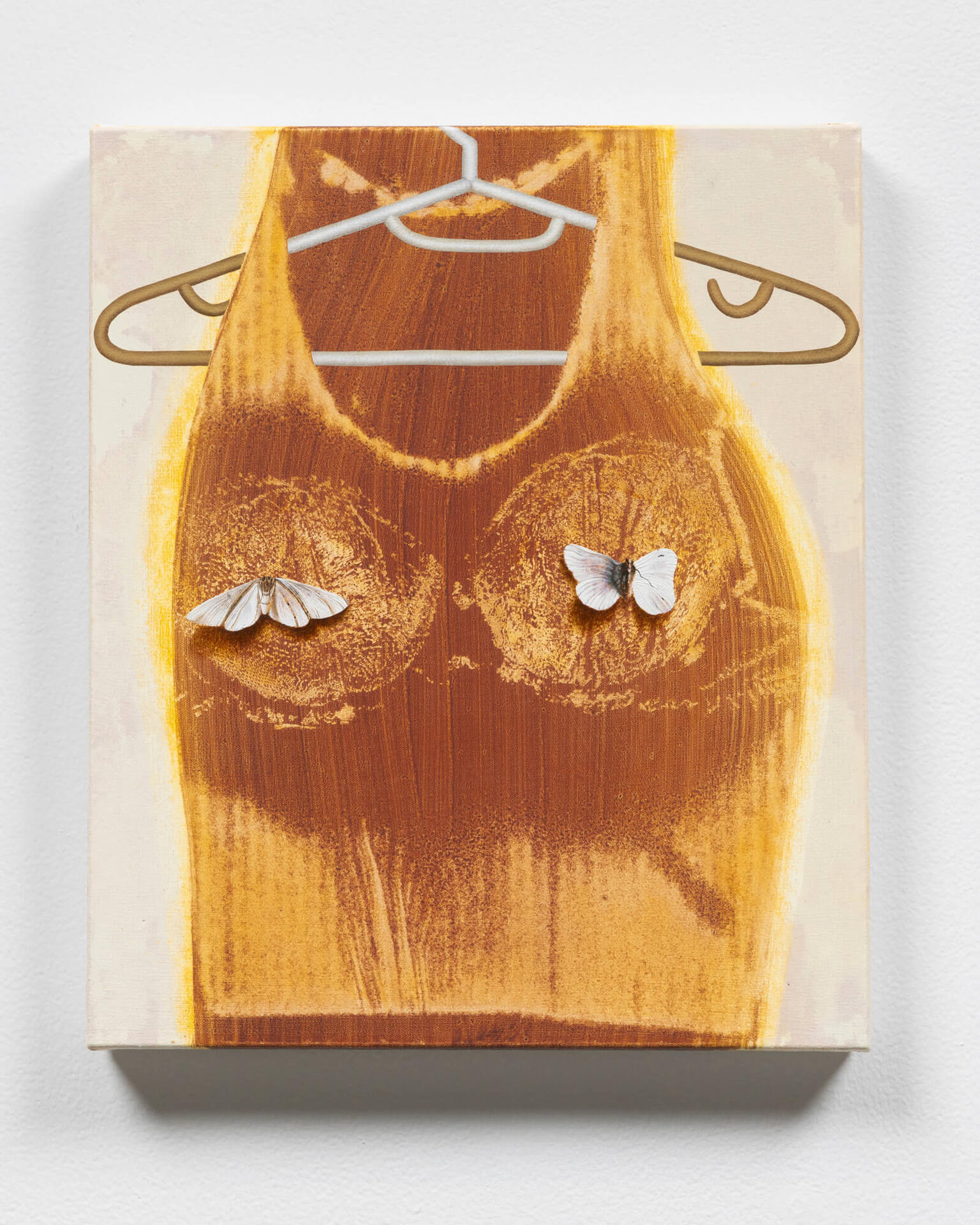 Veronika Pausova, Shelley Vision (Soft Landing), 2021, Oil on canvas. Reversible Lining, Bradley Ertaskiran.