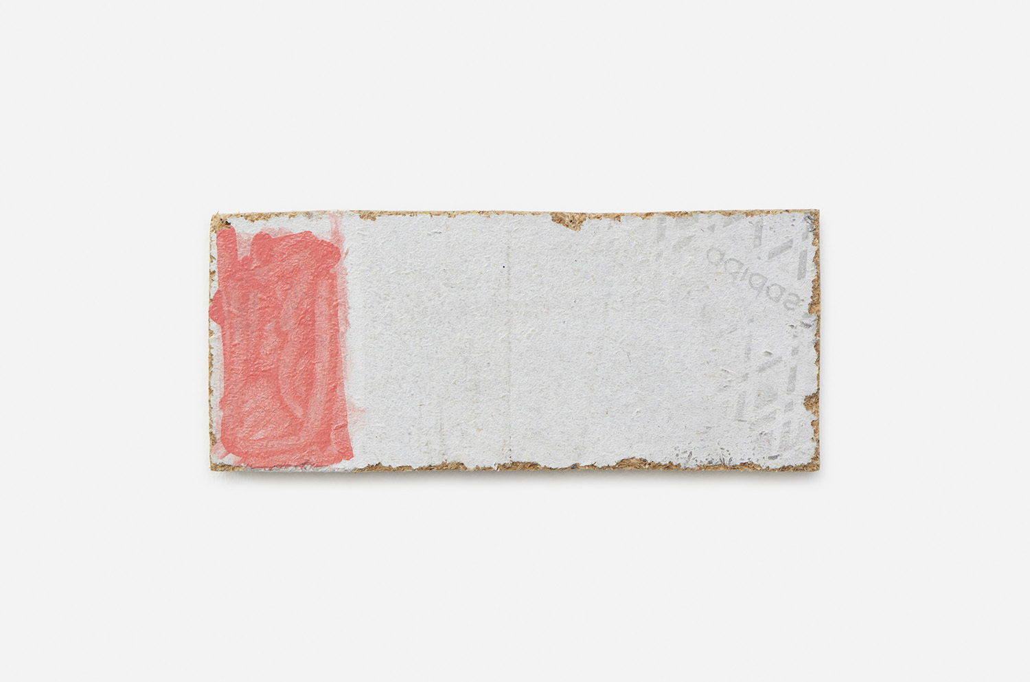 Ulrike Schulze, Adidas, 2021. Painted chipboard, 6.5 x 15 x 1.6 cm