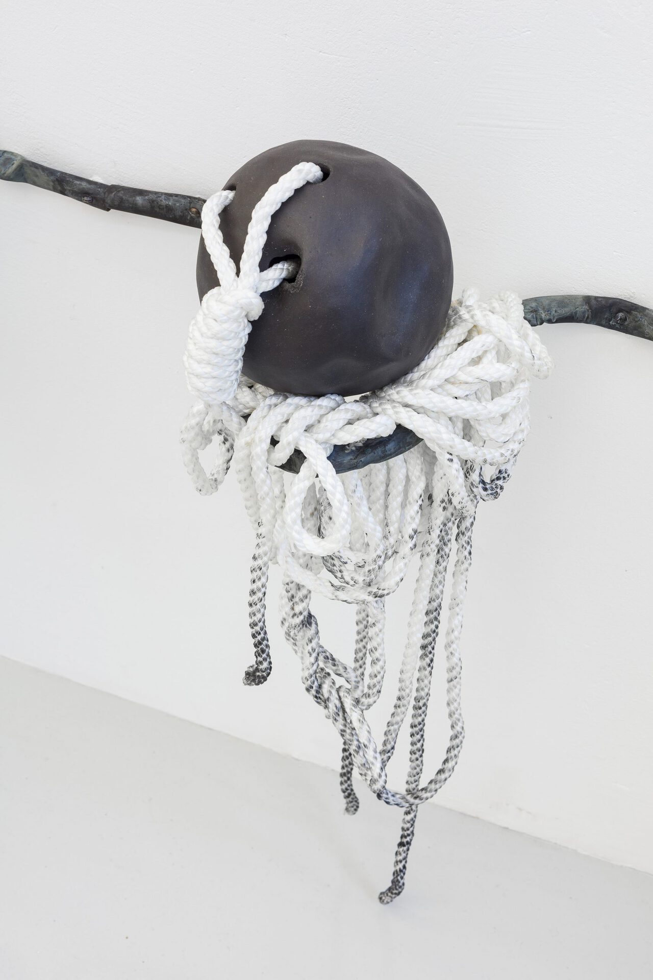 Marie Reichel, Shackle Ball + Bent Jail Bar, 2021