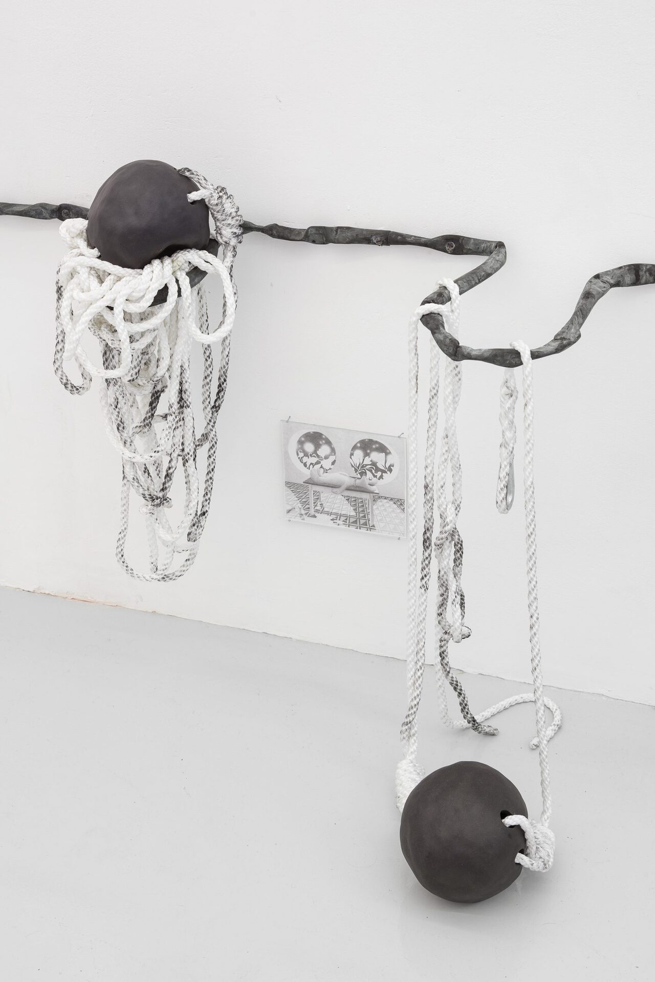 Marie Reichel, Shackle Ball + Bent Jail Bar, 2021, Wolfgang Matuschek, untilted, 2021