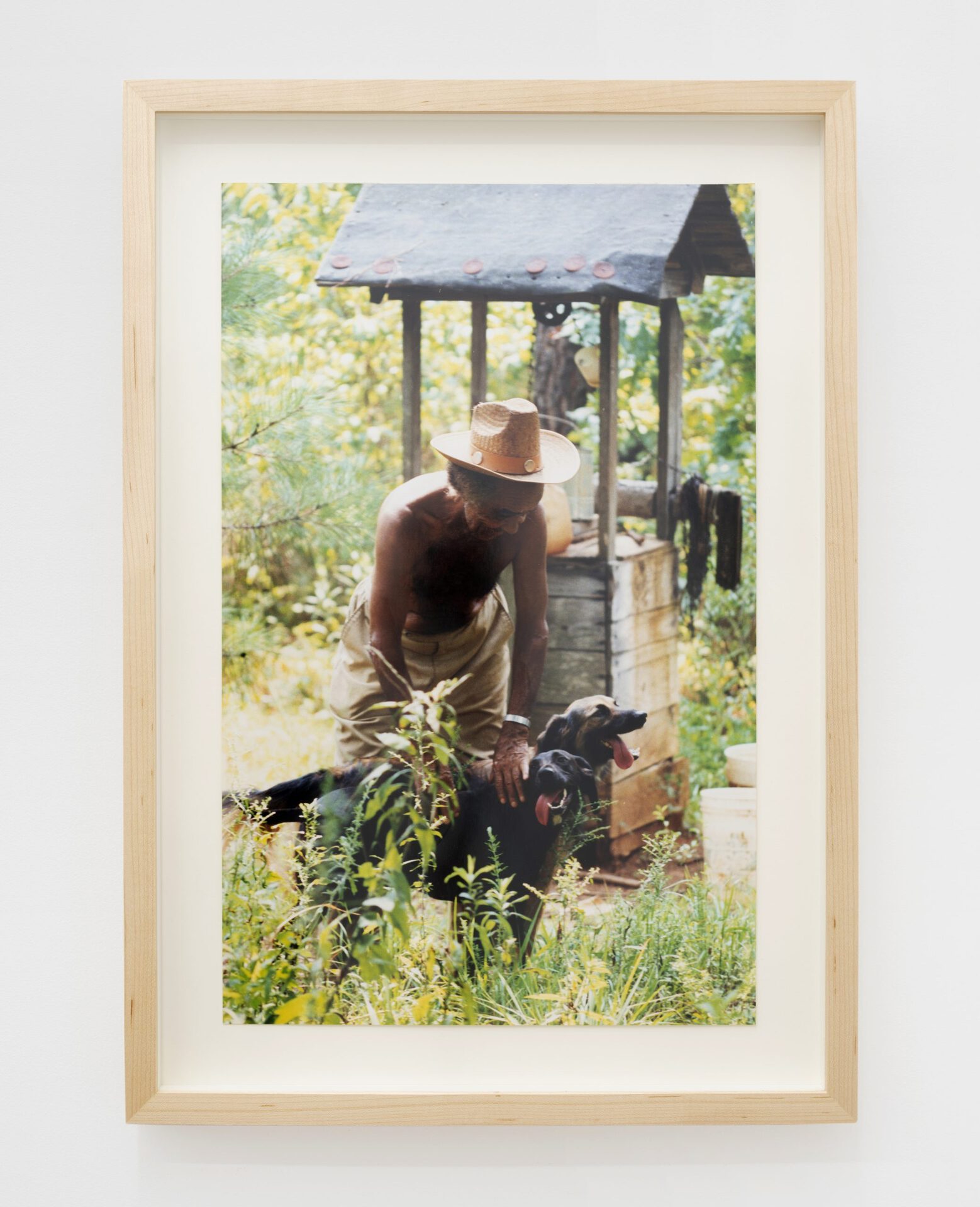 Beverly Buchanan, Leon and His Dog, 1994, Color photograph 18 x 11½ x 2 in. 45.7 x 29.2 x 5.1 cm.