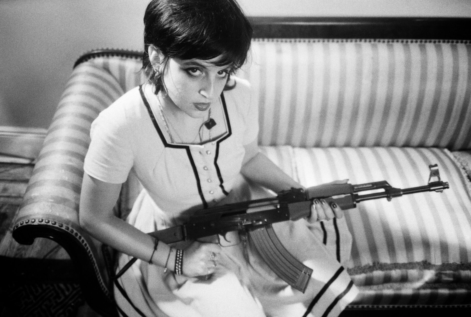 Richard Kern, Cassandra (X is Y), 1990, Vintage silver halide print in original matt, (AP of edition of 10) 3⅛ x 4 in. 8 x 10 cm.