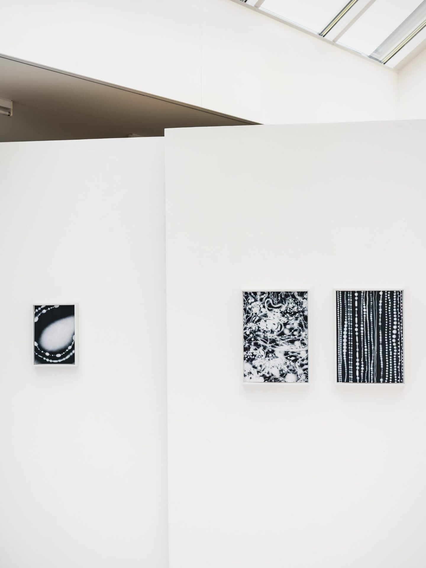 Christelle Kahla, The Lovers #7, spray on glossy paper, 29.7 x 21 cm, 2021; The Lovers #8, spray on glossy paper, 42 x 29,7 cm, 2021 ; The Lovers #9, spray on glossy paper, 42 x 29,7 cm, 2021