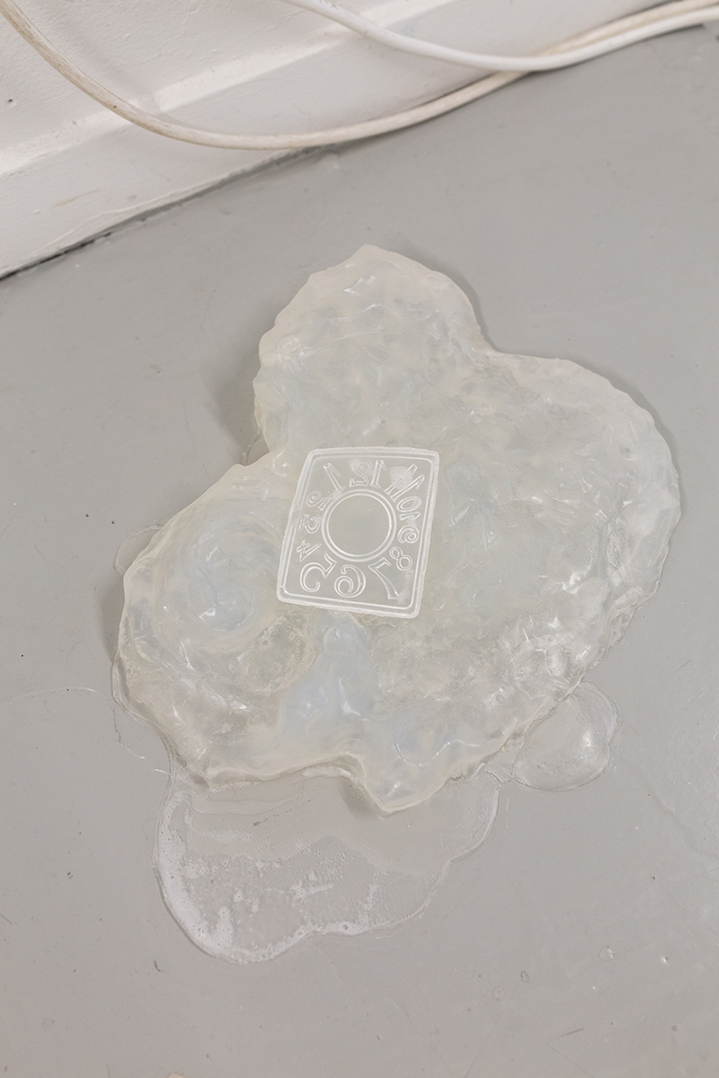 moonlight bloopers by Elina Nissinen: Soap, dimensions variable, 2022.