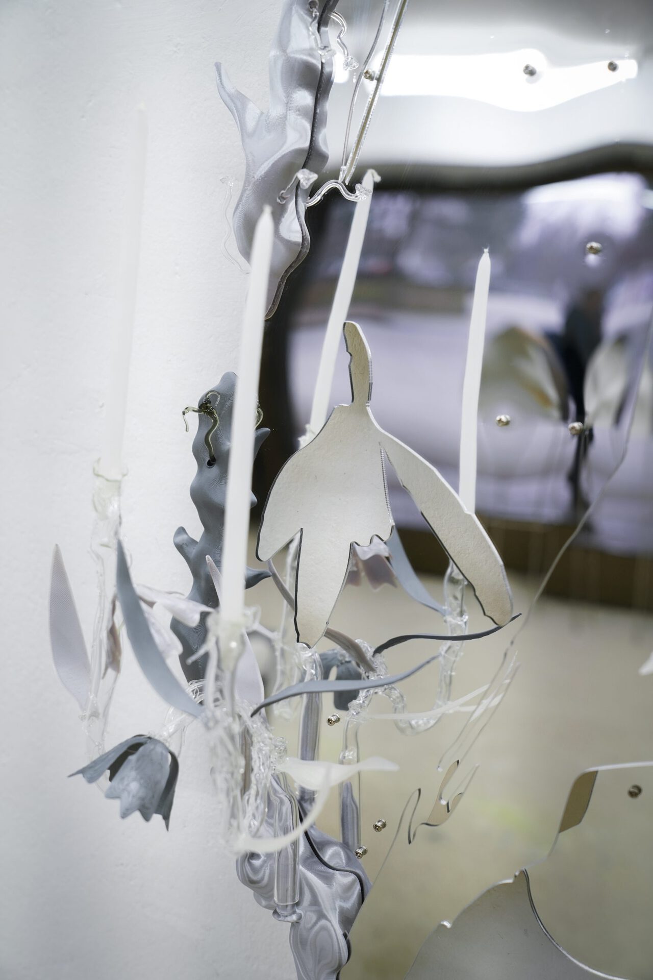 Kurina Sohn, Delphine Lejeune, Clara Schweers, Snow Piercer, 2022, Acrylic, 3D–Print, Glass