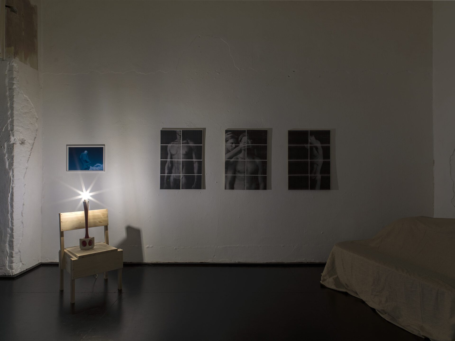 Samuel Haitz, Neue Arbeiten, Installation view 1 (incl. a work traded with Thomas Julier)