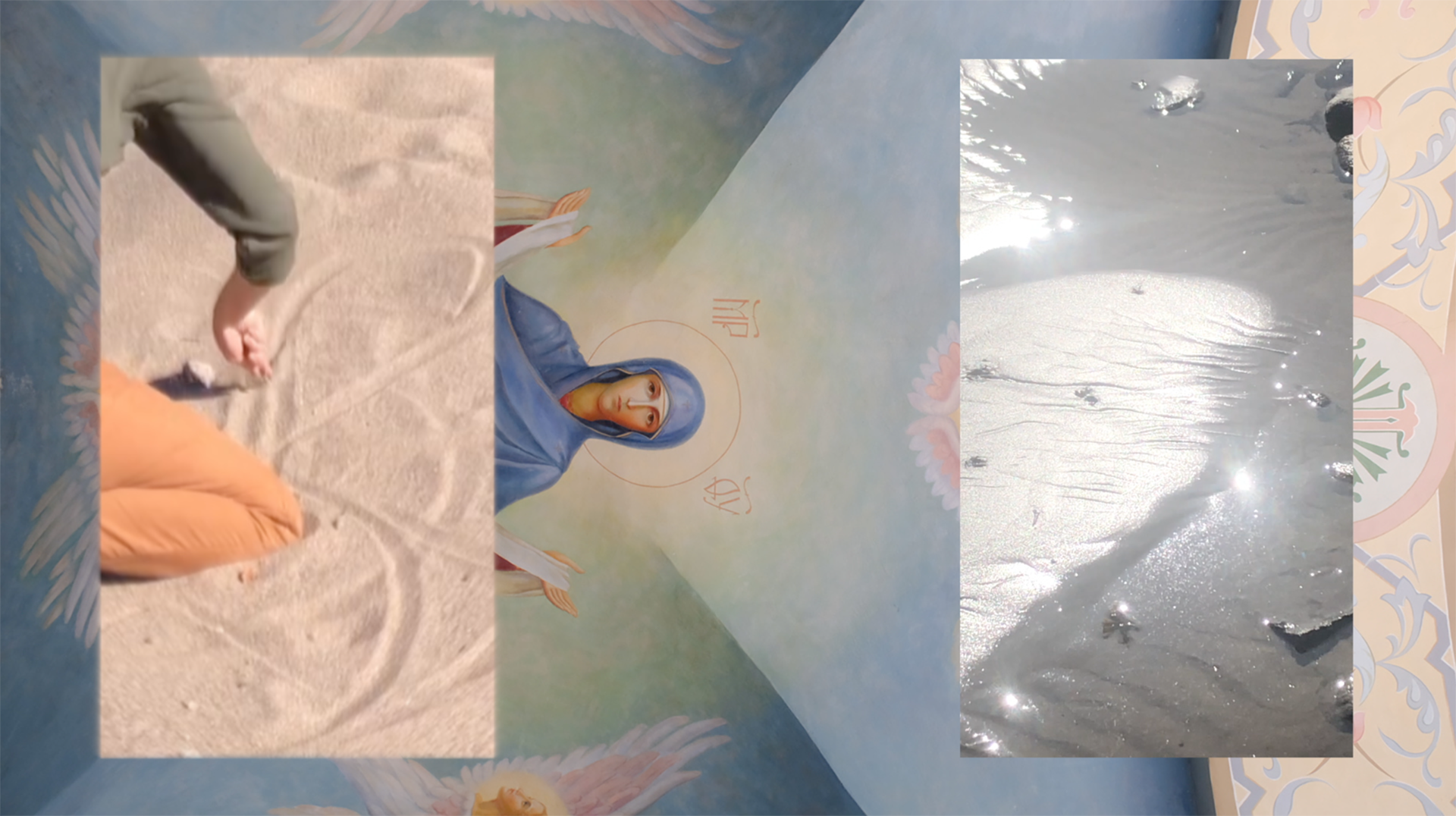 Present Yet-to-Be. Lisann Lillevere & Johanna Ruukholm exhibition view, 2021, screenshot from the video Keep it Open.