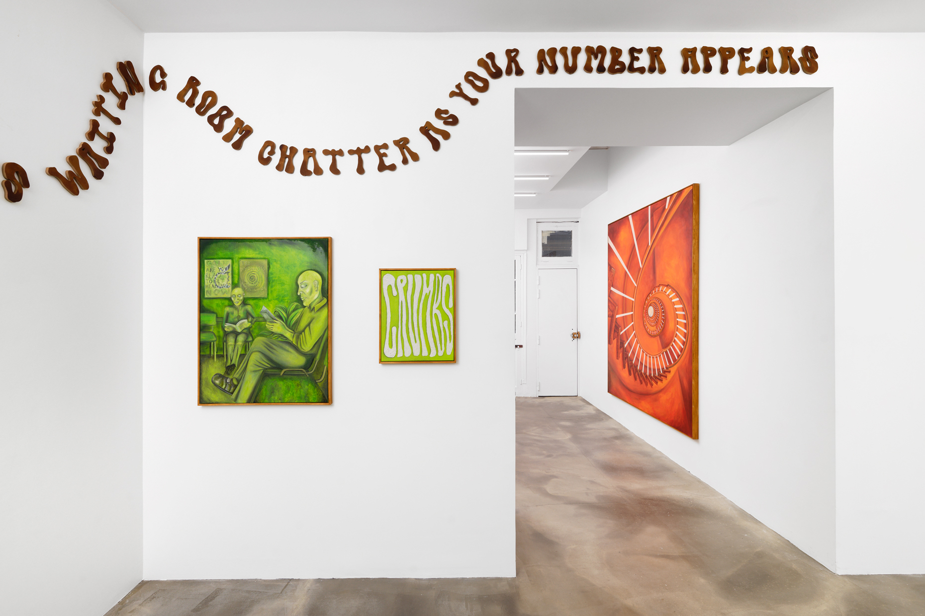Tanja Nis-Hansen, The Great Spaghettification, 2022, exhibition view, Sans titre (2016), Paris