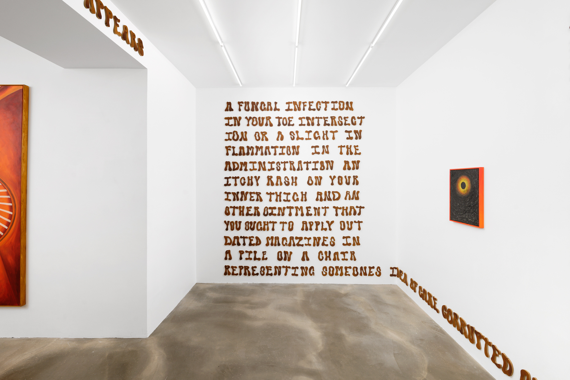 Tanja Nis-Hansen, The Great Spaghettification, 2022, exhibition view, Sans titre (2016), Paris