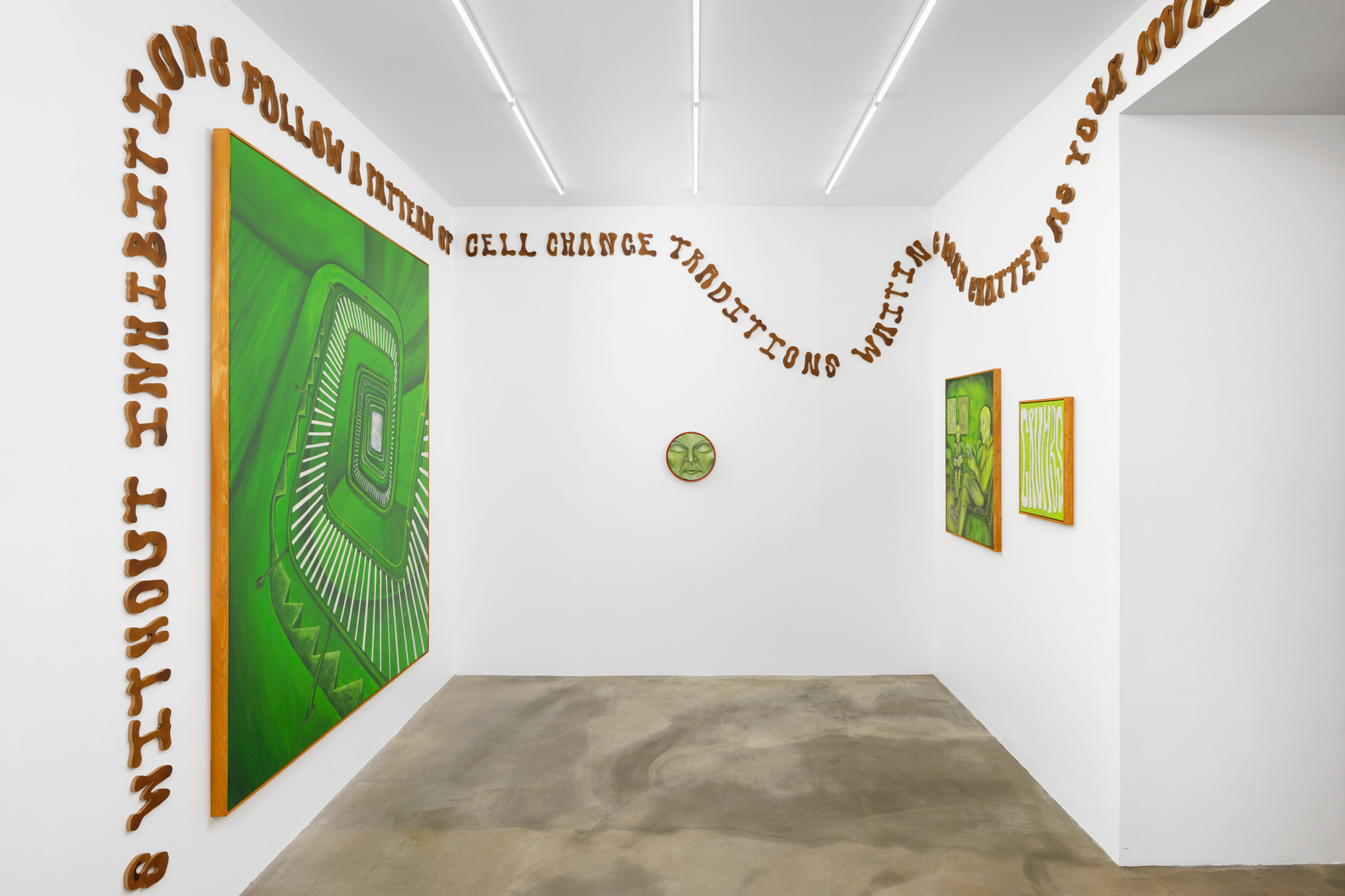 Tanja Nis-Hansen, The Great Spaghettification, 2022, exhibition view, Sans titre (2016), Paris