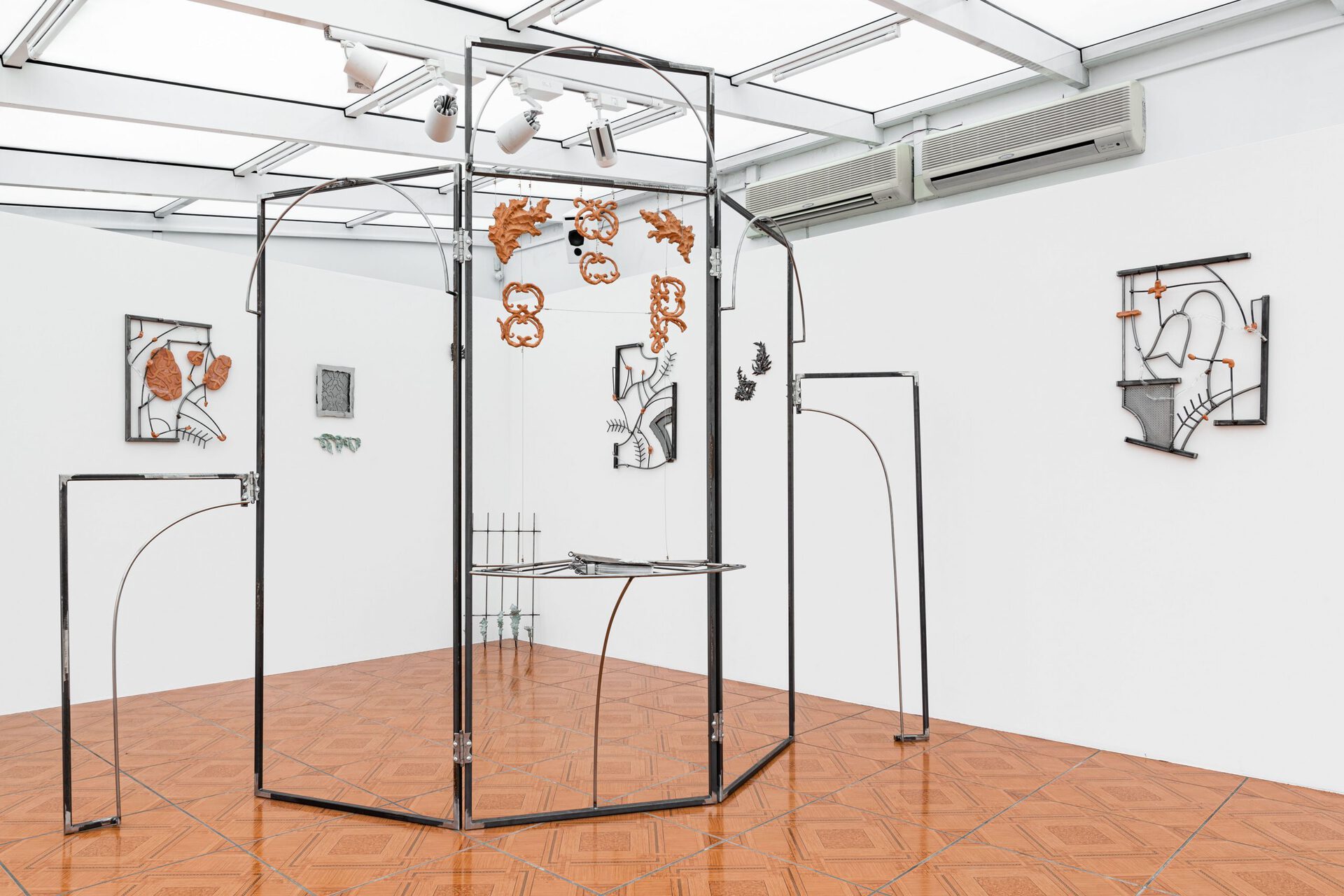 Miķelis Mūrnieks & Karlīna Mežecka,Installation view, 2022.