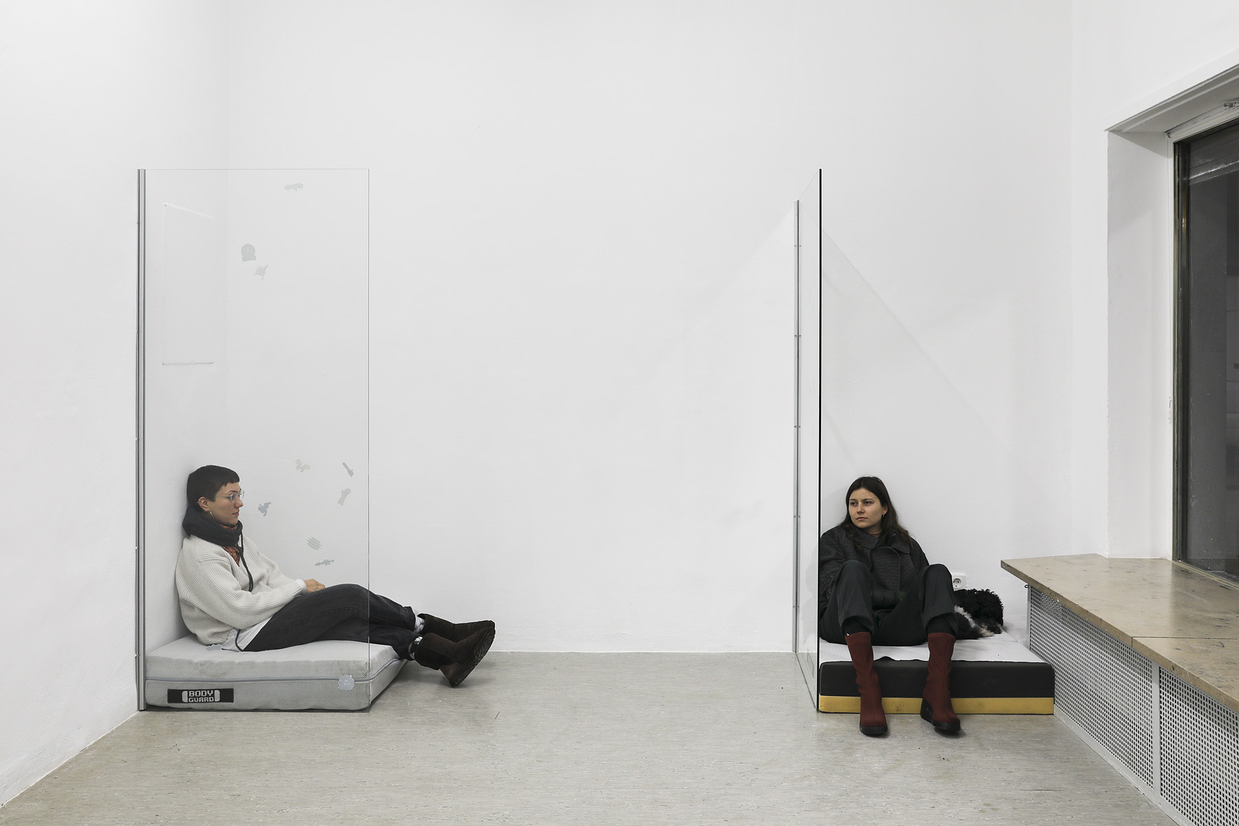 David Moser, installation view "Self-Service", 2021.