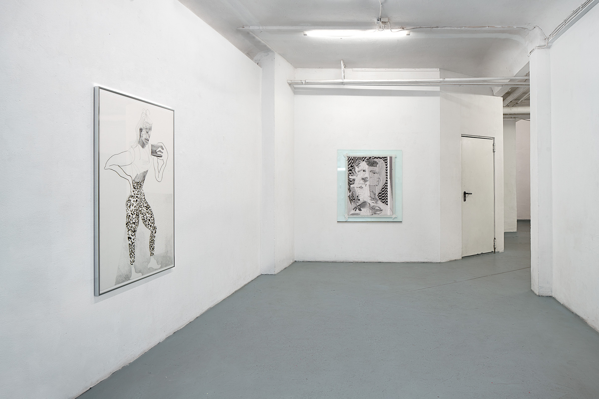 Katharina Schücke, UMSTYLING, 2022, basis project space, entrance installation view