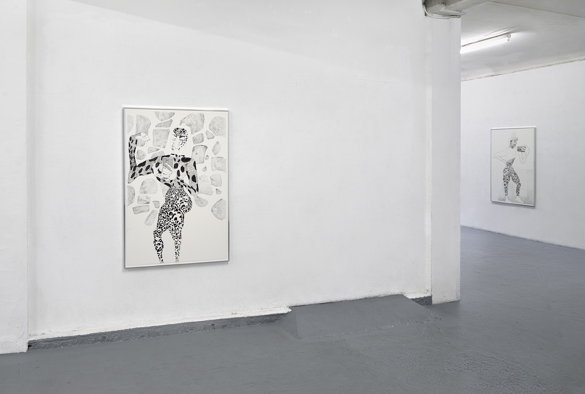Katharina Schücke, UMSTYLING, 2022, basis project space, installation view 2