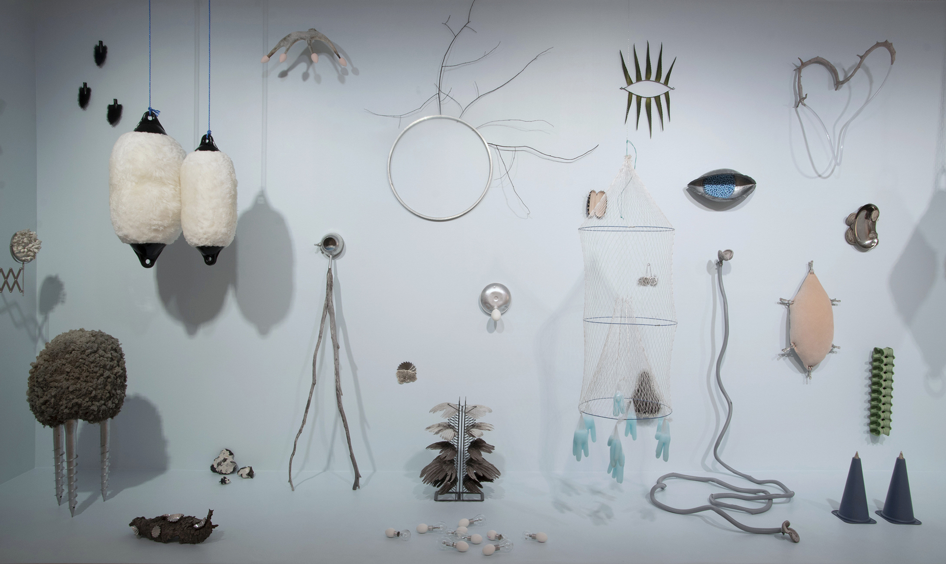 Anastasia Savinova, We Swim in One Water, act IV, ocean blue / 2021, installation view 1