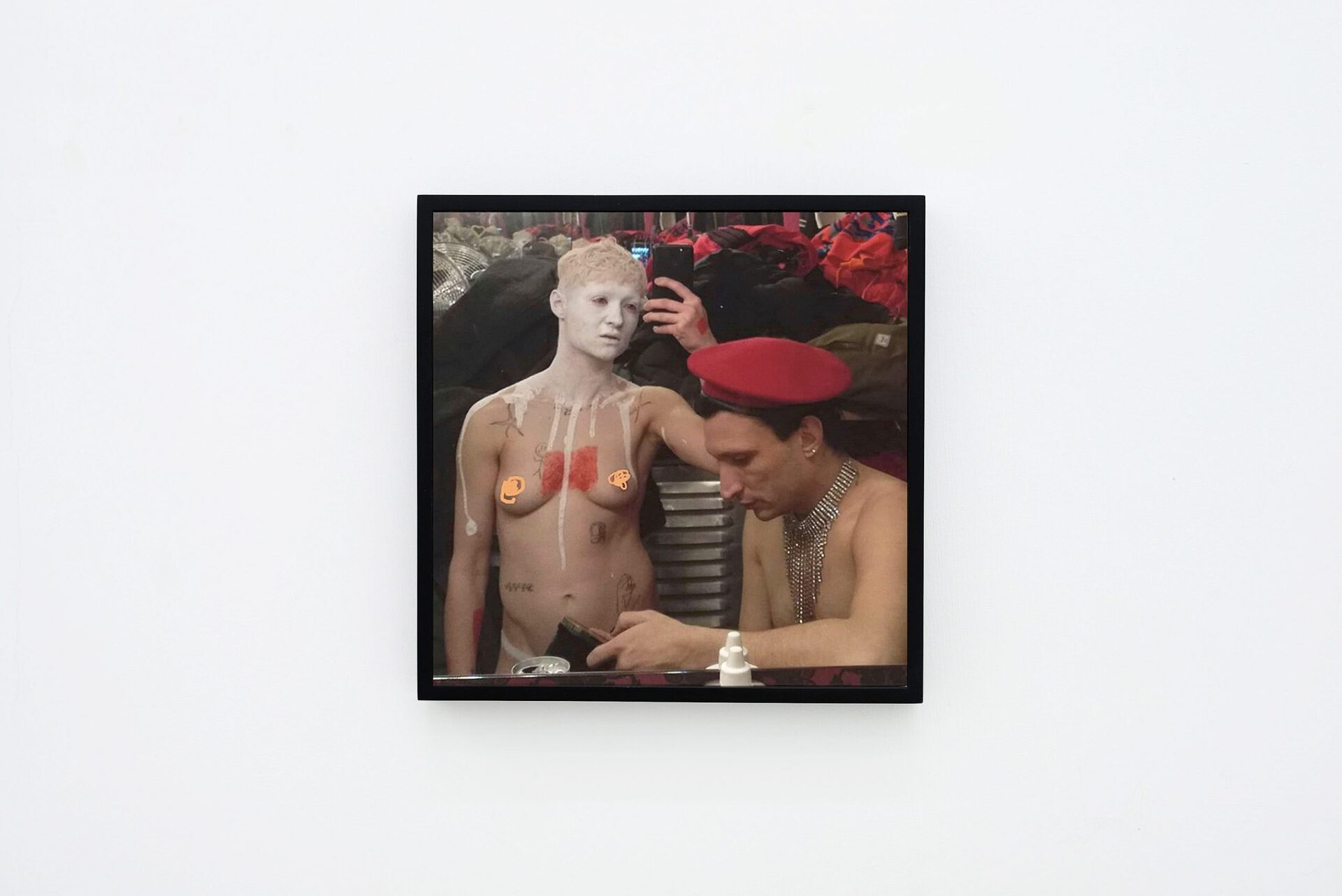 10. Xenia Perek, Character study (2018), 2022, FA Pearl print, wooden frame, 31,5 x 31,5 x 3,5, Courtesy of ADA, Rome, Photo credit Roberto Apa