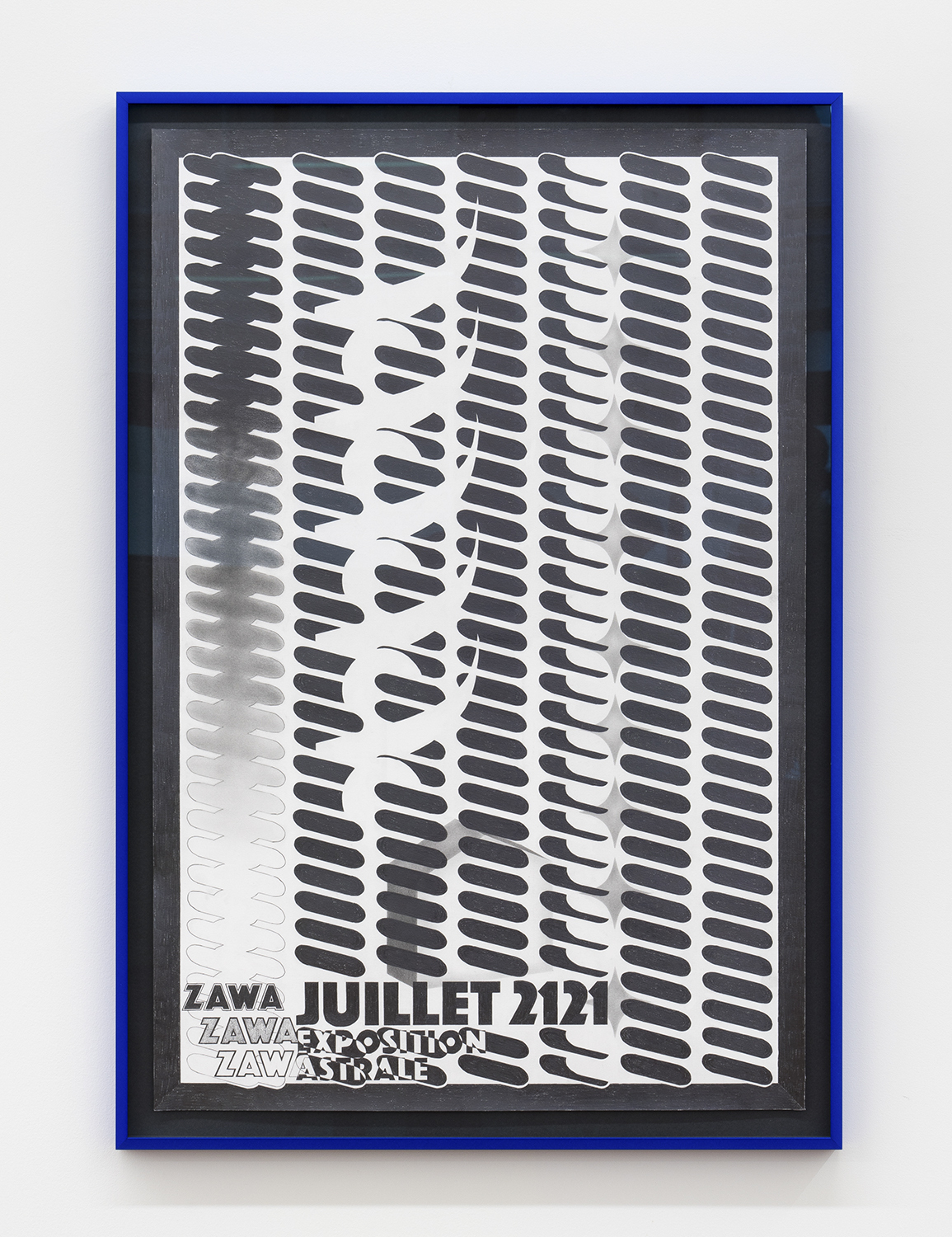 Philippe Caron Lefebvre, Zawa Zawa, 2021, graphite on paper, 91.4 x 61 cm