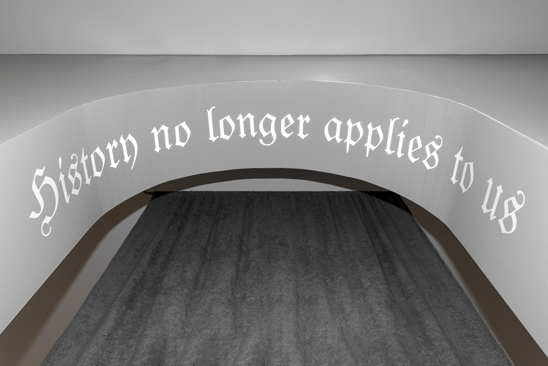 Christiane Peschek, History no longer applies to us, 2022, Light reflecting foil cut, 5 + 1 AP, 14 x 171 cm, SANATORIUM, Istanbul